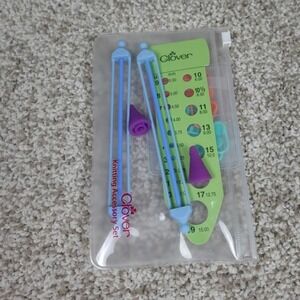 Clover Knitting Accessories Needle Gauge Stitch Holders Markers Point Protectors